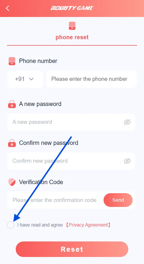 Accept I have read and agree